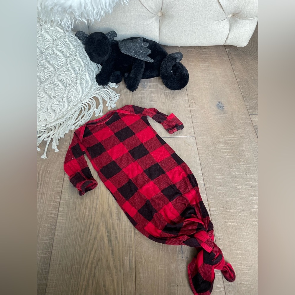 Flannel Infant Onsie